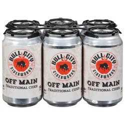 Bull City Ciderworks Off Main Traditional Cider 6 - 12 oz Cans