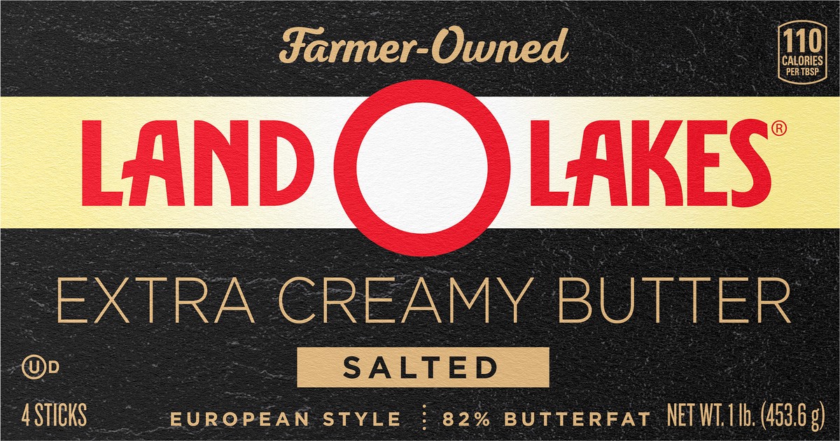 slide 6 of 9, Land O'Lakes Salted Butter, 1 lb