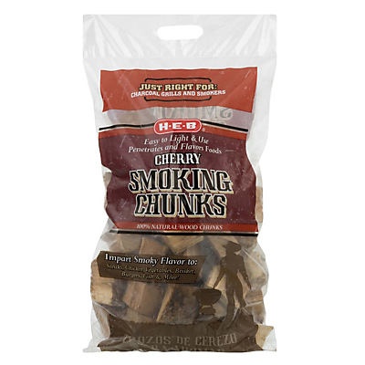 slide 1 of 1, H-E-B Cherry Smoking Chips, 1 ct