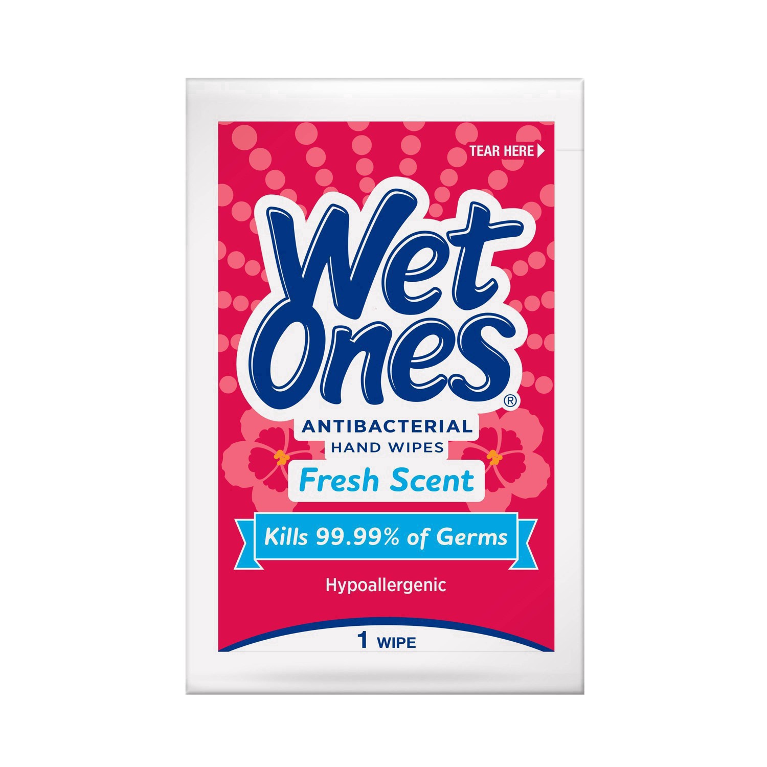 slide 101 of 114, Wet Ones Antibacterial Hand Wipes Fresh Scent Individually Wrapped Single - 24 Count, 24 ct