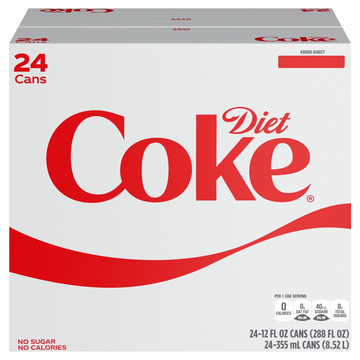 slide 1 of 5, Diet Coke Cans- 24 ct, 24 ct