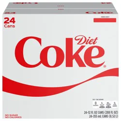 Diet Coke Cans, 12 fl oz, 24 Pack