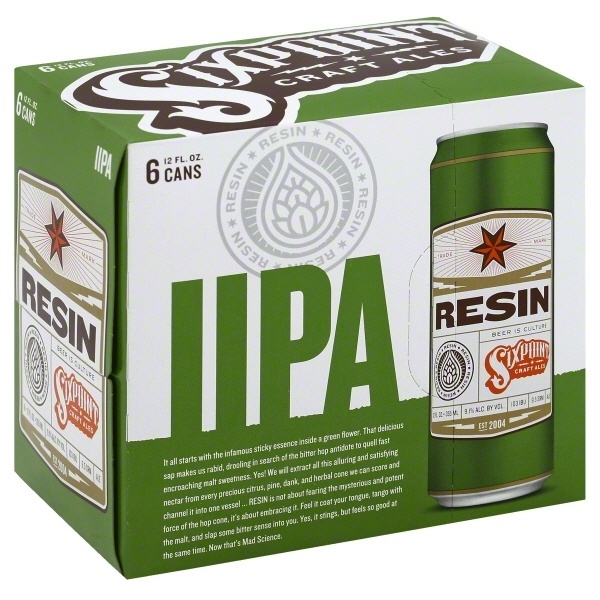 slide 1 of 1, Sixpoint Brewery Resin Iipa, 6 ct; 12 oz