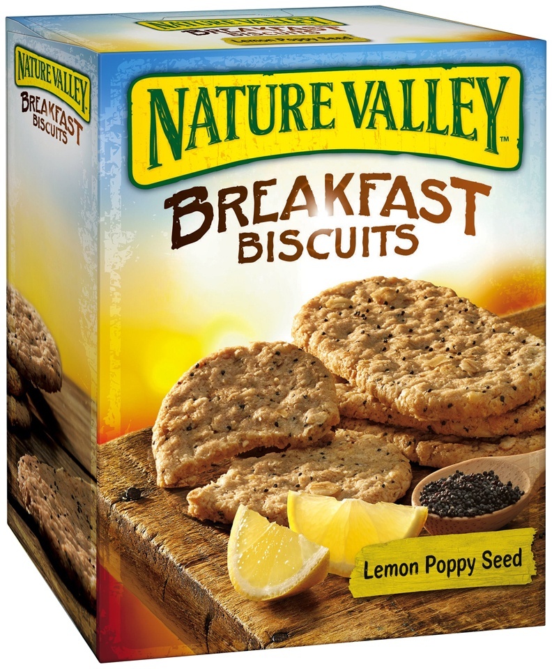 slide 1 of 1, Nature Valley Lemon Poppyseed Breakfast Biscuits, 8.85 oz