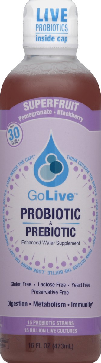 slide 4 of 4, GoLive Probiotic & Prebiotic Supplement 16 oz, 16 oz