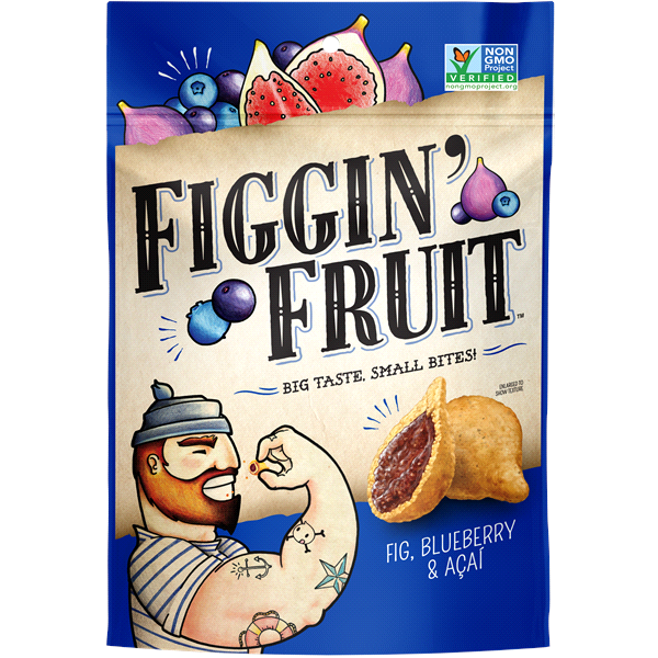 slide 1 of 1, Figgin' Fruit Fig, Blueberry & Acai, 7 oz