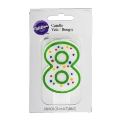 Wilton Lami Green No.8 Candle