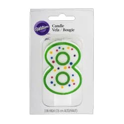 Wilton Lami Green No.8 Candle