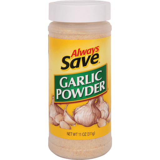 slide 1 of 1, Always Save Garlic Powder, 11 oz