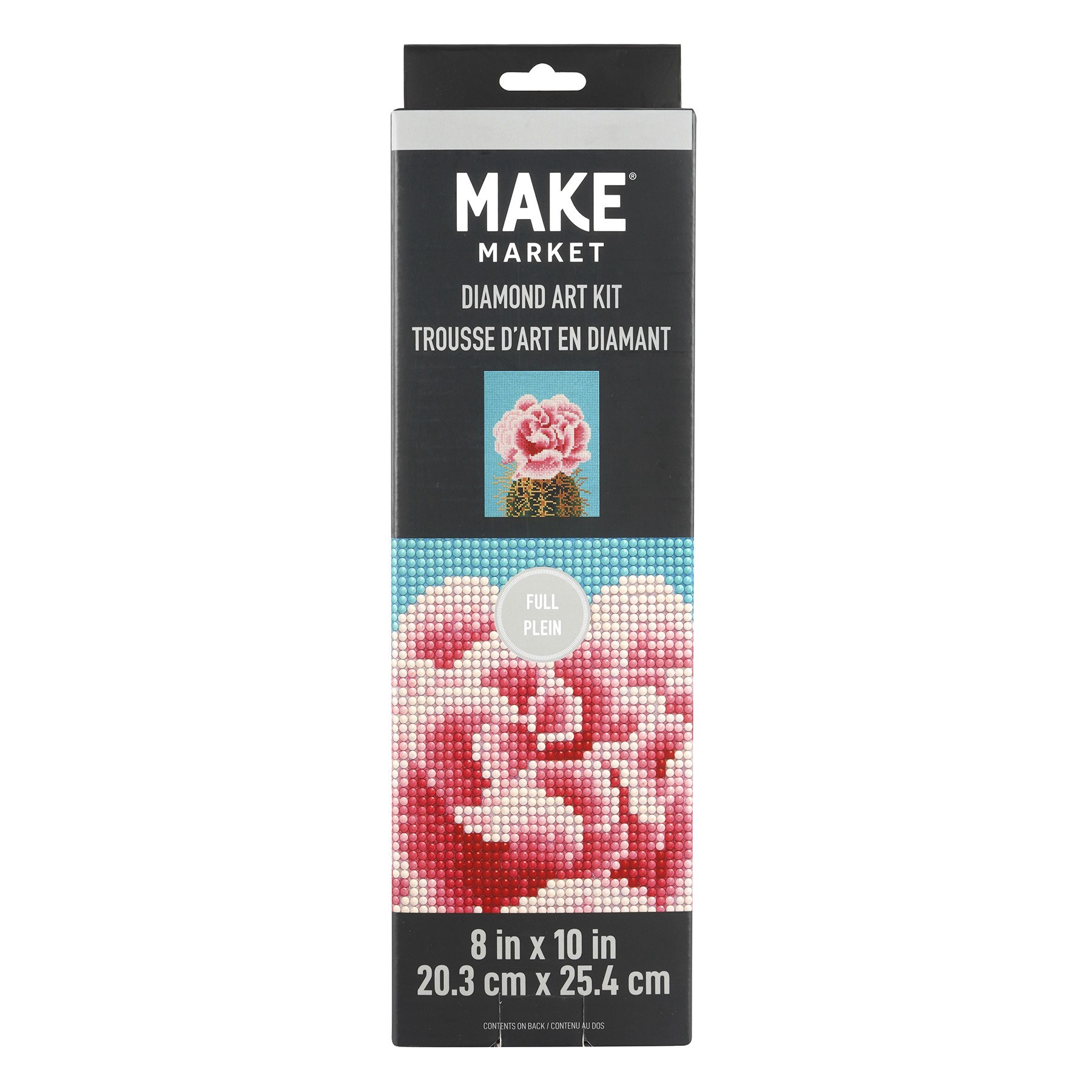 slide 2 of 5, Flower Cactus Painting Diamond Art By Make Market, 8 in x 10 in