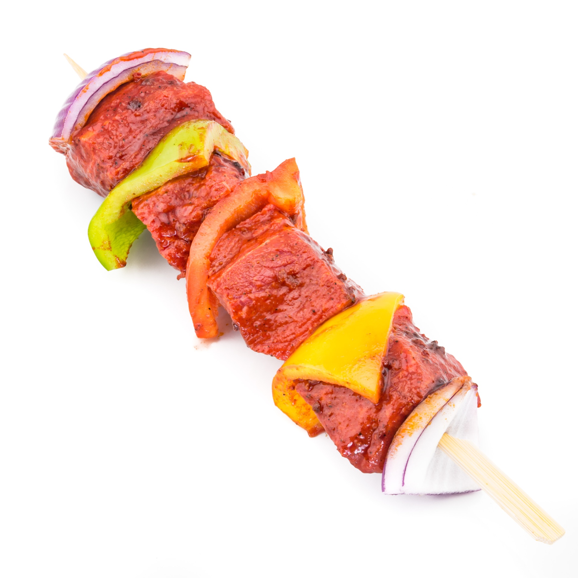 slide 1 of 1, Chef's Creations Black Pepper Beef Kabob, 8 oz