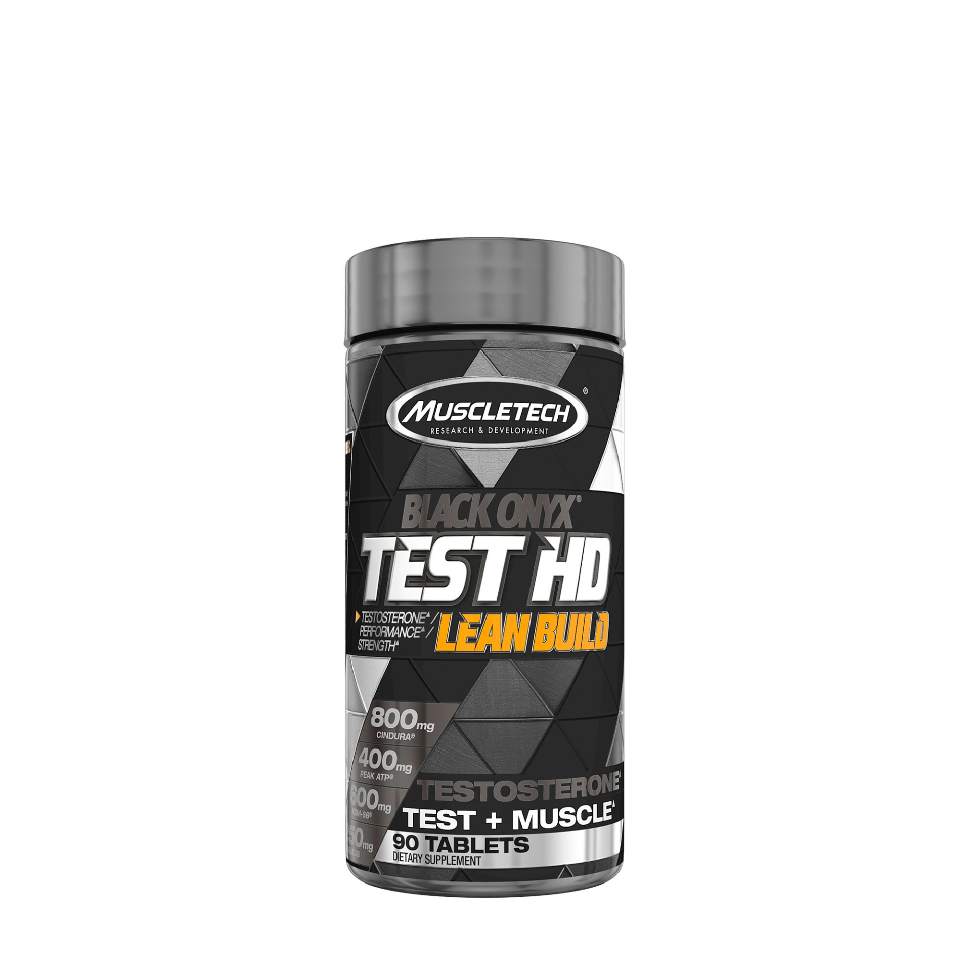 slide 1 of 1, MuscleTech Test HD Lean Build Black Onyx, 90 ct