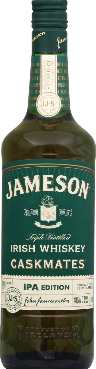 slide 2 of 2, Jameson Irish Whiskey Jameson Caskmates IPA Irish Whiskey, 750 mL Bottle, 40% ABV, 750 ml