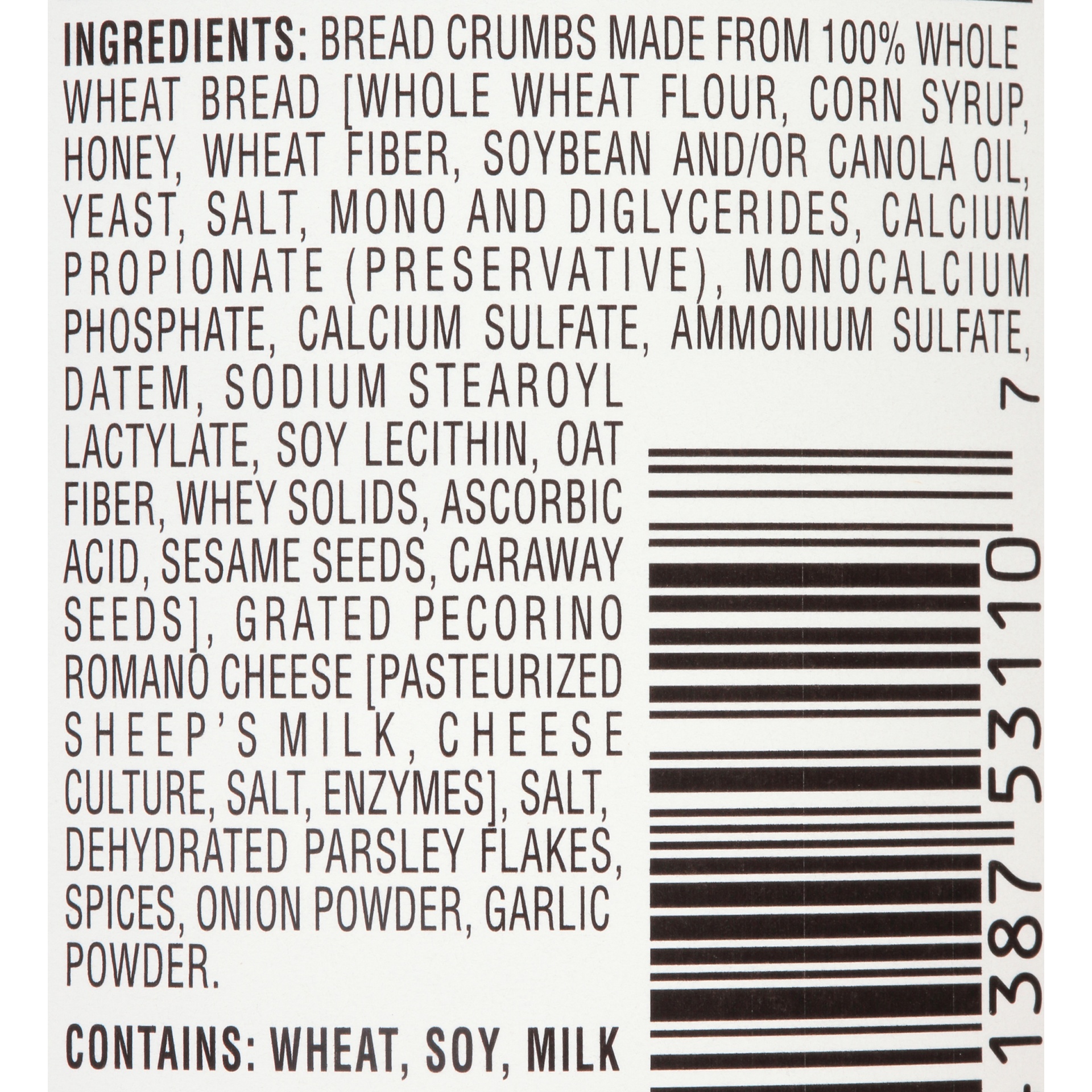slide 8 of 8, 4C 100% Whole Wheat Seasoned Bread Crumbs, 13 oz
