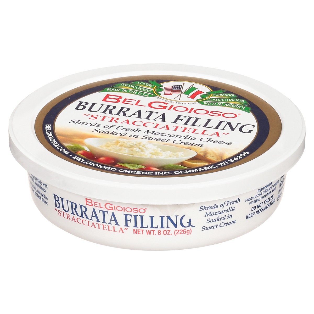 slide 8 of 14, BelGioioso Burrata Filling Stracciatella Cheese 8 oz, 8 oz