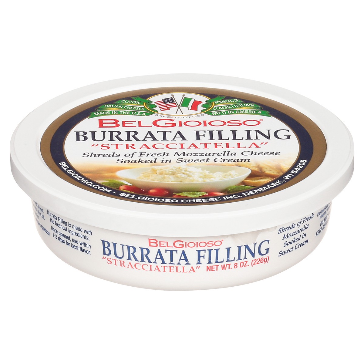 slide 6 of 14, BelGioioso Burrata Filling Stracciatella Cheese 8 oz, 8 oz