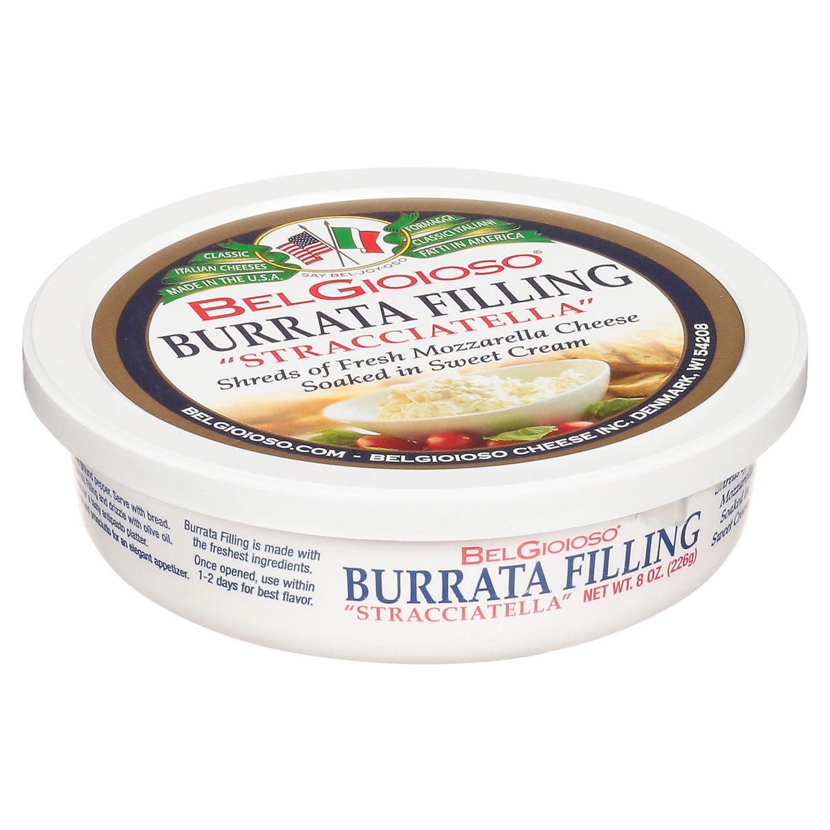 slide 13 of 14, BelGioioso Burrata Filling Stracciatella Cheese 8 oz, 8 oz