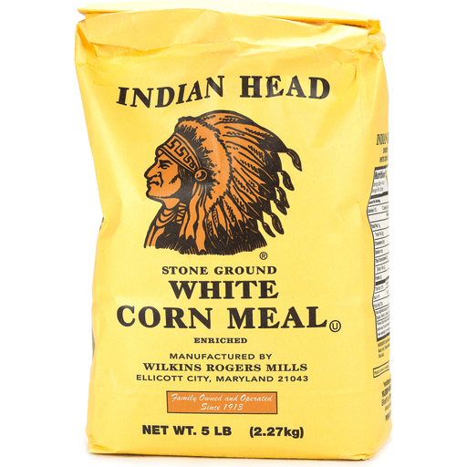 slide 1 of 1, Indian Head White Corn Meal, 5 lb