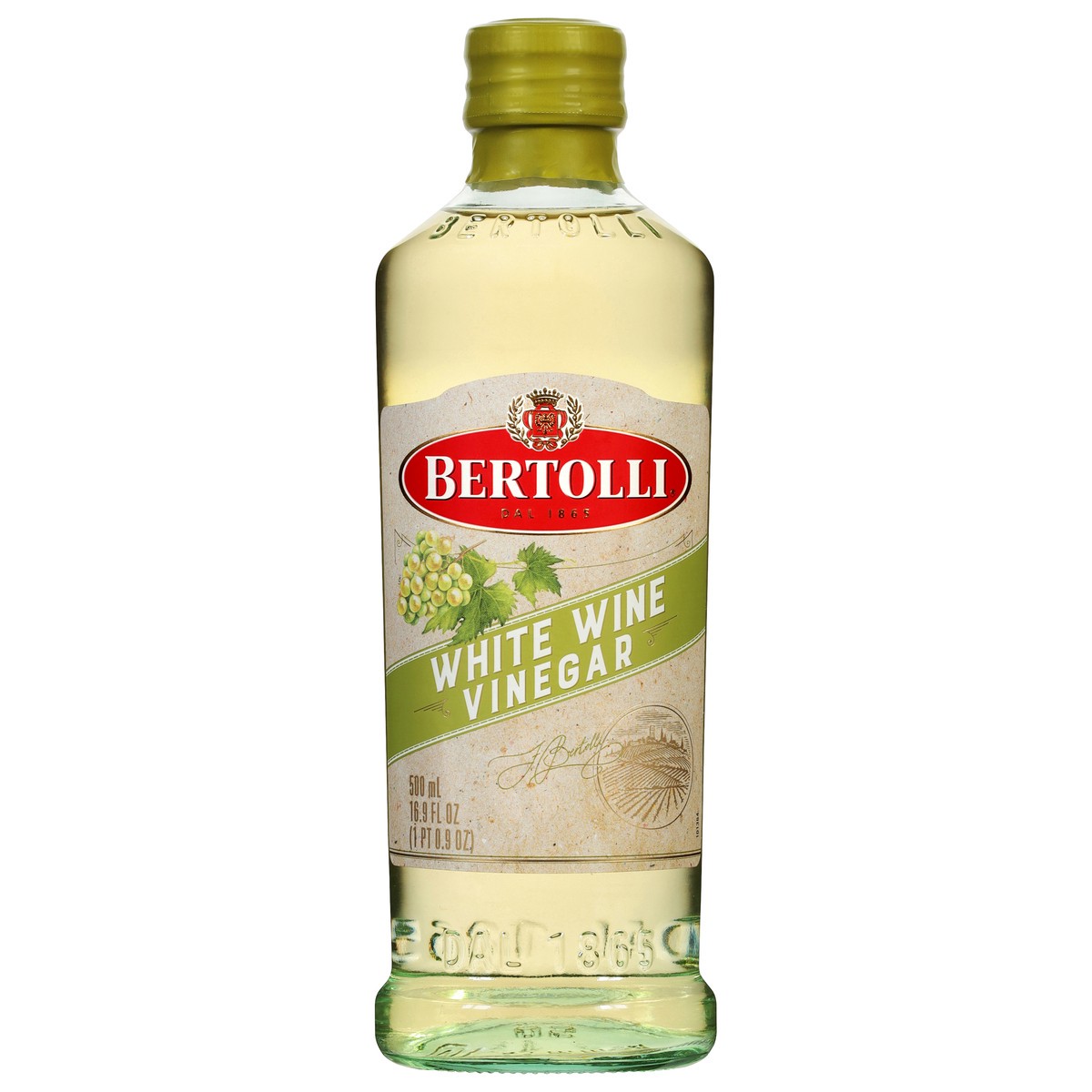slide 1 of 9, Bertolli White Wine Vinegar, 16.9 oz