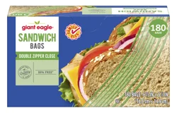 GE Sandwich Bags - 180 ct