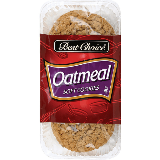 slide 1 of 1, Best Choice Oatmeal Soft Cookies, 7.1 oz