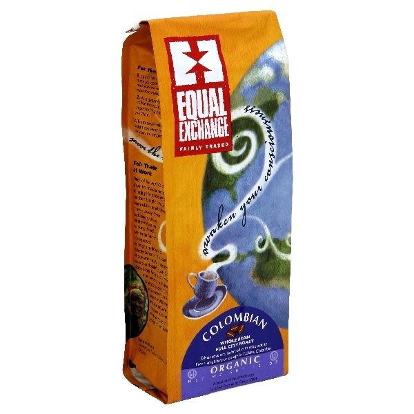 slide 1 of 1, Equal Exchange Whole Bean Colombian, 12 oz