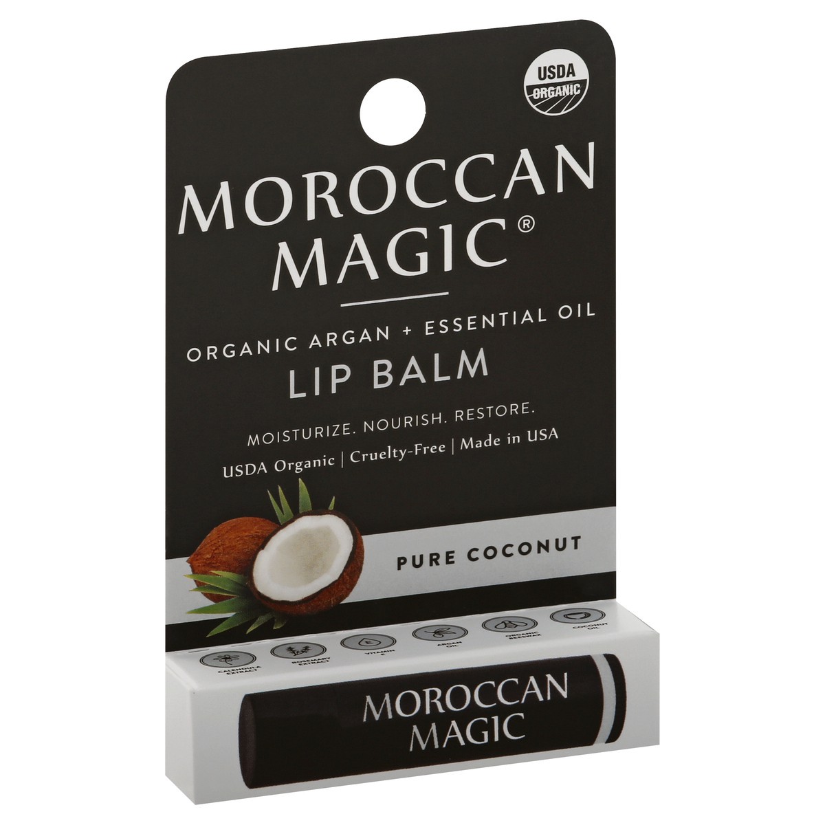 slide 8 of 9, Moroccan Magic Pure Coconut Lip Balm 0.15 oz, 0.15 oz