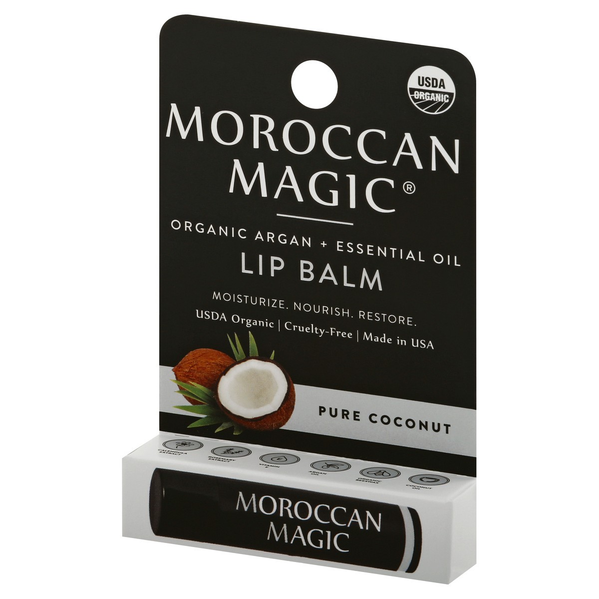 slide 2 of 9, Moroccan Magic Pure Coconut Lip Balm 0.15 oz, 0.15 oz