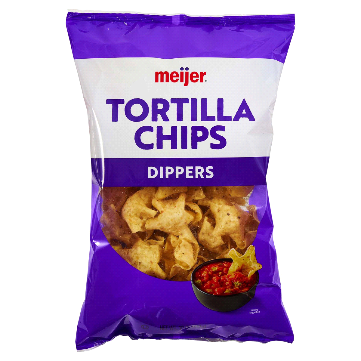 slide 1 of 17, Meijer Dipper Tortilla Chips, 10 oz