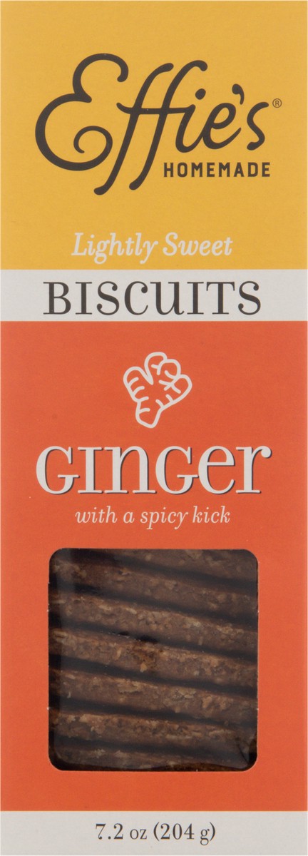 slide 9 of 9, Effie's Homemade Lightly Sweet Ginger Biscuits 7.2 oz, 7.2 oz