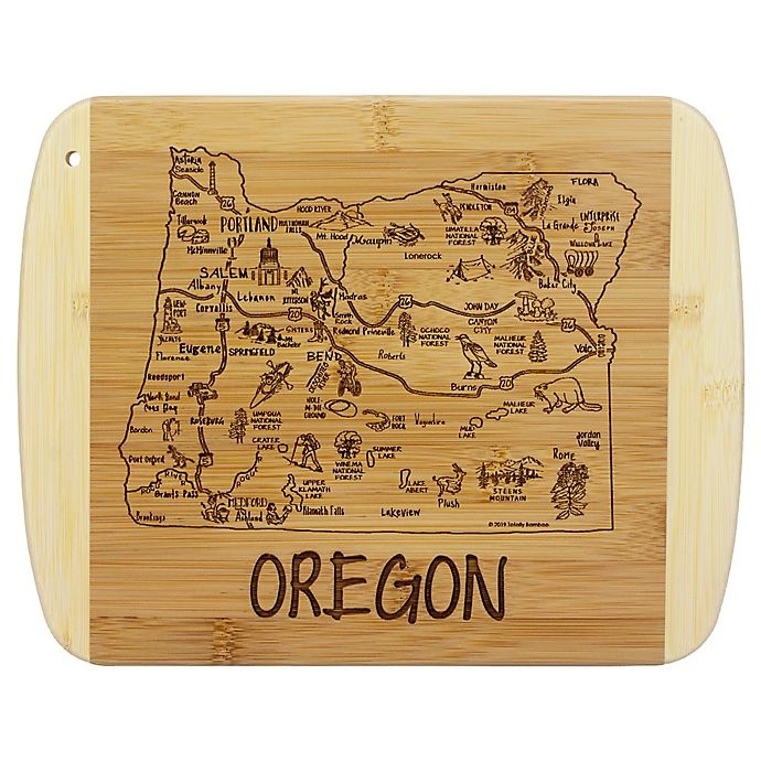 slide 1 of 1, Totally Bamboo Oregon Slice of Life Cutting Board, 1 ct