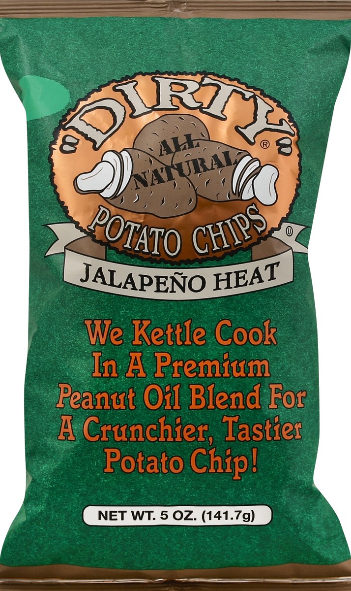 slide 5 of 6, Dirty Jalapeno Heat Potato Chips, 5 oz