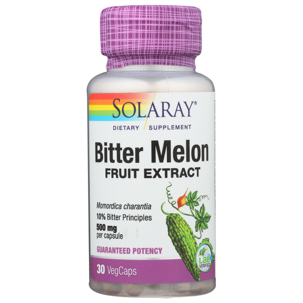 slide 1 of 1, Solaray Bitter Melon Extract 500Mg, 1 ct