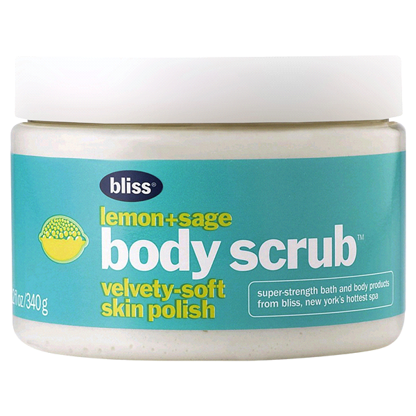 slide 1 of 1, bliss Lemon + Sage Body Scrub, 12.1 oz