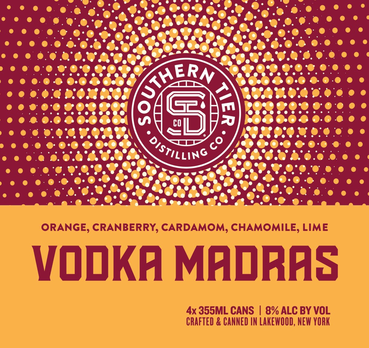 slide 4 of 10, Southern Tier Distilling Co Southern Tier Distilling Vodka Madras 4pk Can, 4 ct