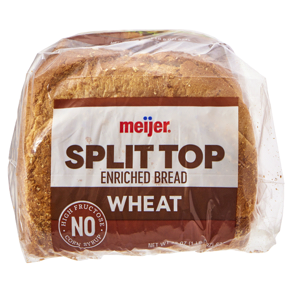 slide 20 of 21, Meijer Split Top Wheat Bread, 20 oz