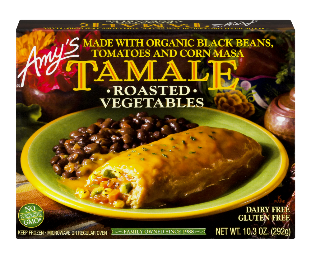 slide 1 of 1, Amy's AMY'S Tamaleog3Rstd Vegetable, 1 ct