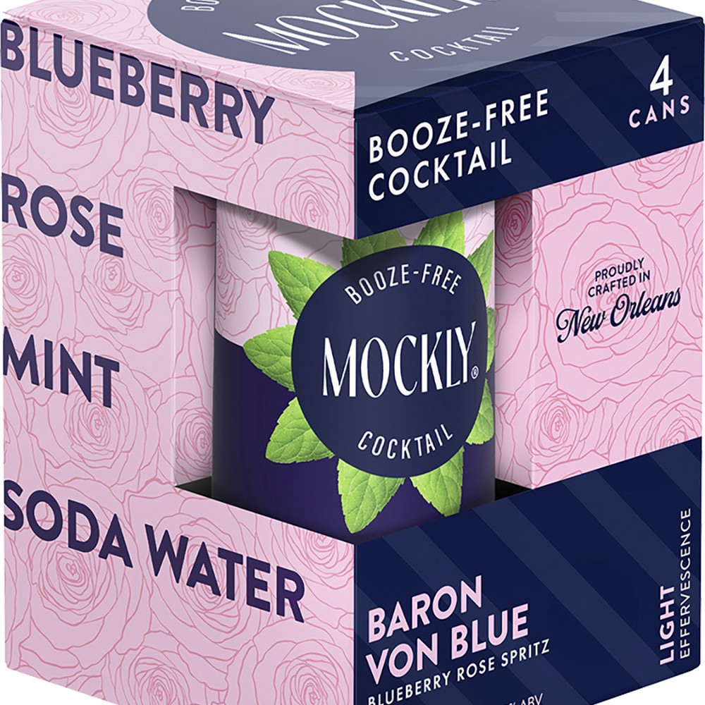 slide 1 of 1, Mockly Baron Von Blue 4Pk, 4 ct; 12 oz