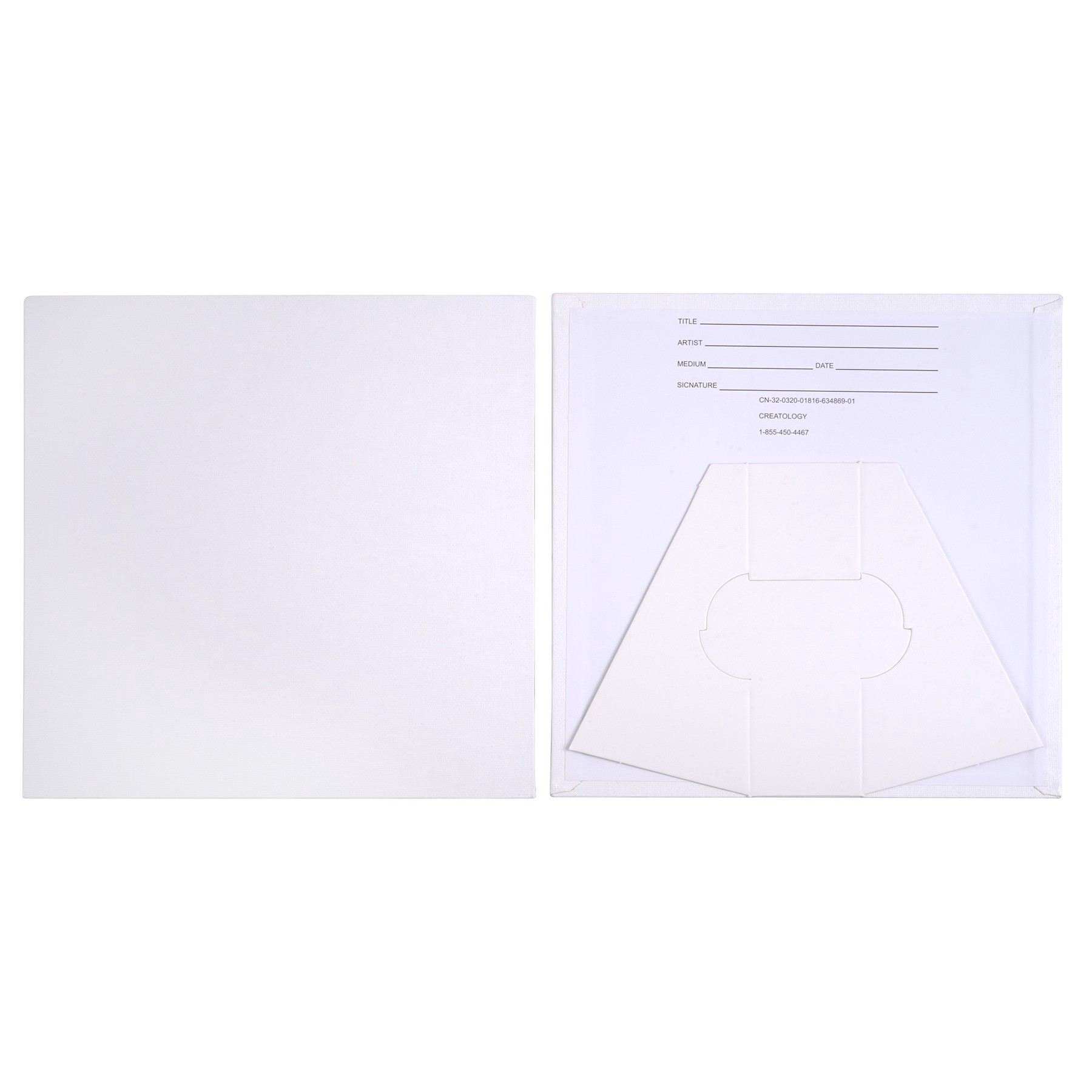 slide 5 of 5, 5 Pack 8" X 8" Canvas Panel By Creatology, 8 in x 8 in