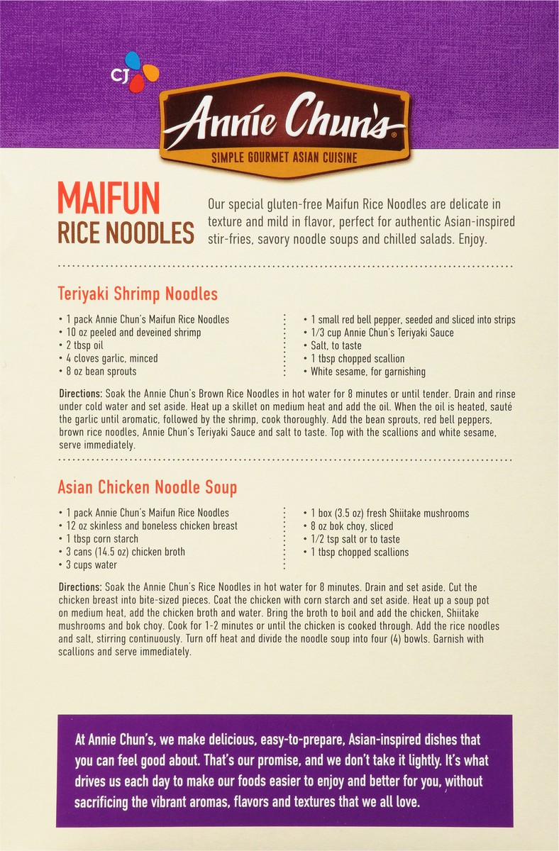 slide 2 of 9, Annie Chun's Maifun Rice Noodles, 8 oz