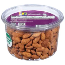 DSD Merchandisers Organic Whole Raw Almonds 10 oz