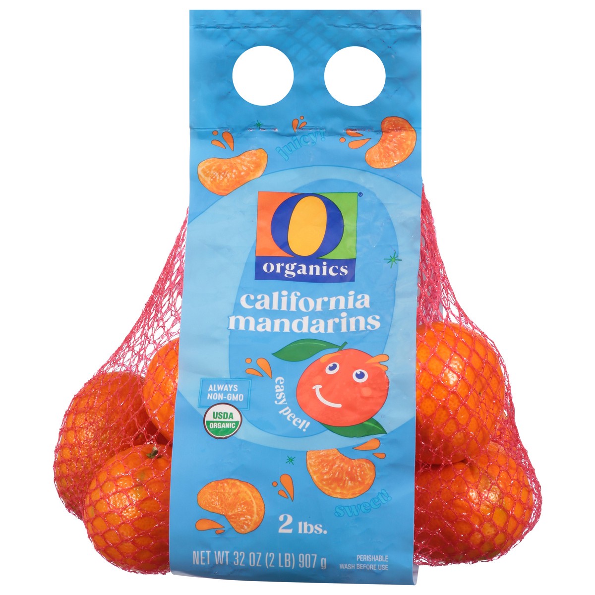 slide 2 of 4, O Organics California Mandarins In Bag - 2 Lbs, 2 lb