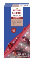 Ge Storage Bags Slider Qt 40ct