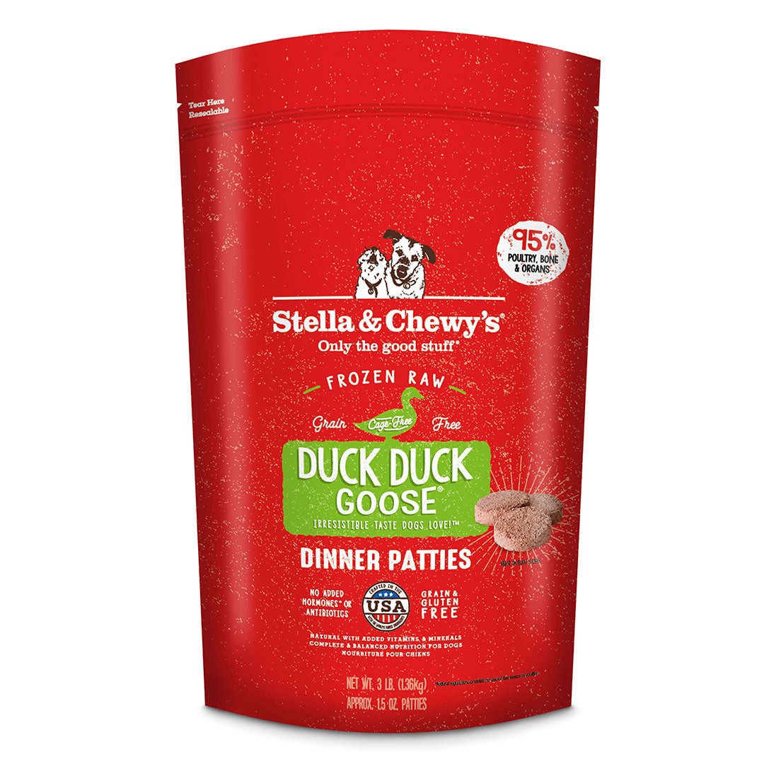 slide 1 of 2, Stella & Chewy's Duck-Duck-Goose Dinner Dog, 3 lb