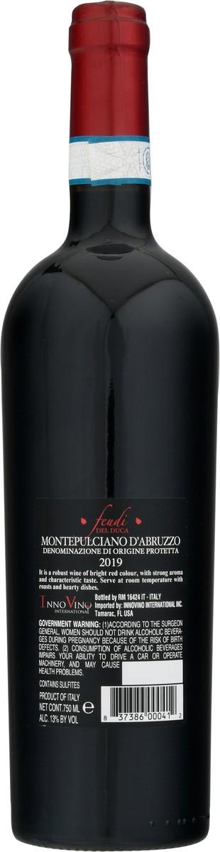 slide 7 of 9, Feudi Del Duca Montepulciano D'abruzzo, 750 ml