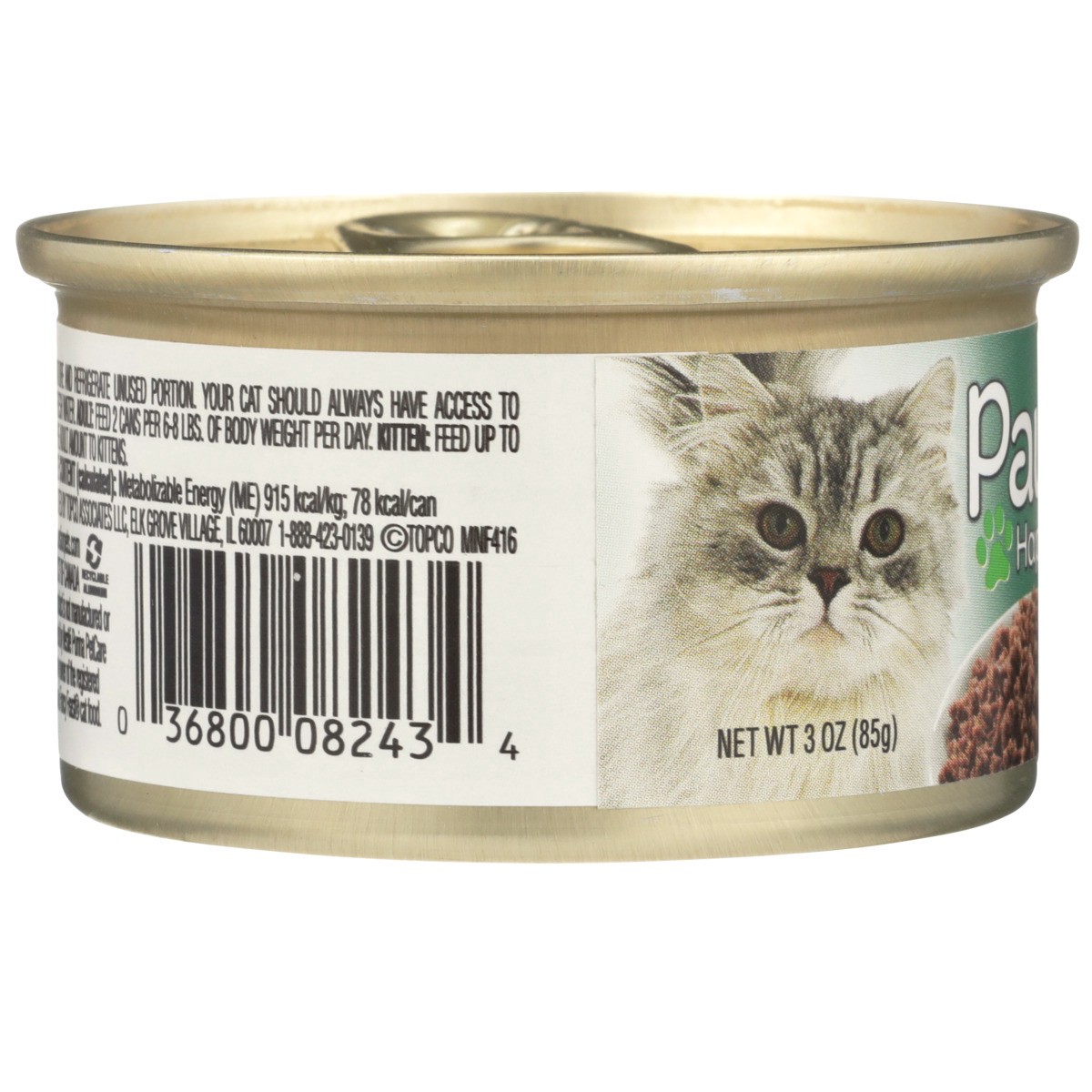 slide 7 of 10, Paws Happy Life Cod, Sole & Shrimp Dinner Classic Cat Food, 3 oz