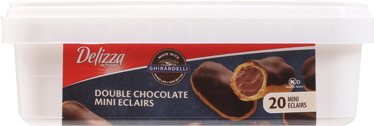 slide 5 of 9, Delizza Patisserie Double Chocolate Mini Eclairs 20 ea, 20 ct