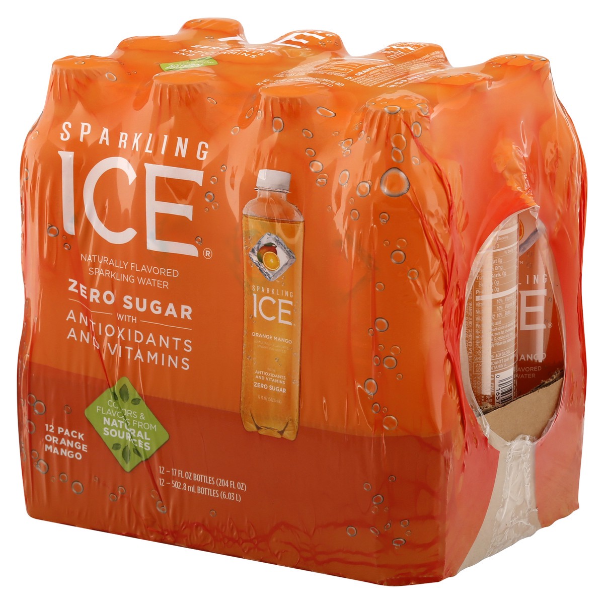 slide 3 of 10, Sparkling ICE Orange Mango, 17 Fl Oz Bottle Branded (Pack of 12), 12 ct; 17 fl oz