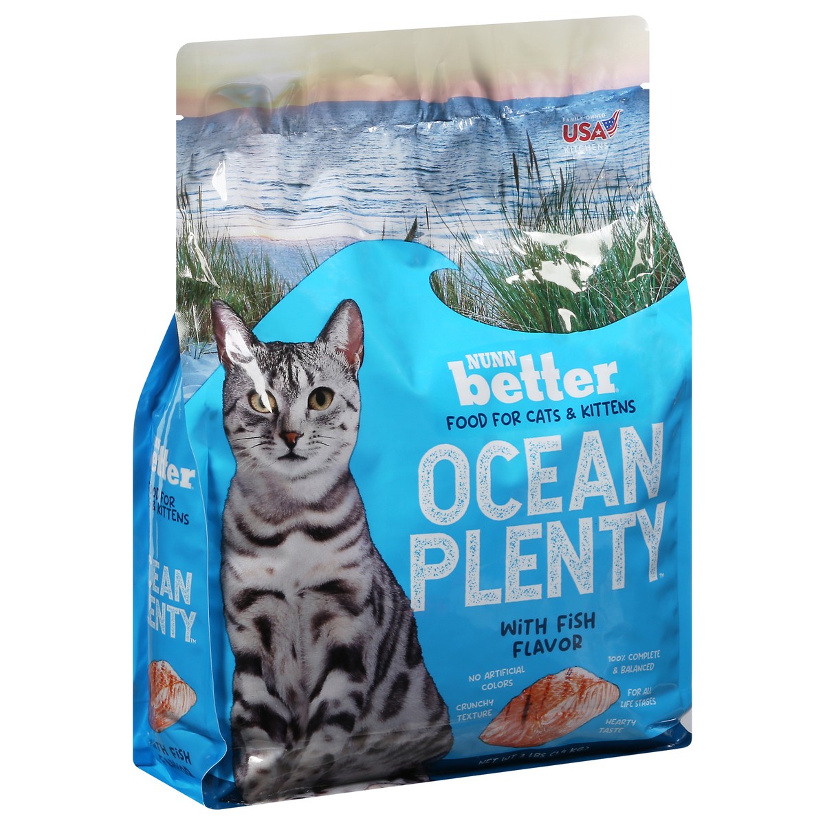 slide 9 of 15, Nunn Better Ocean Plenty Food for Cats & Kittens with Fish Flavor 3 lb, 3 lb