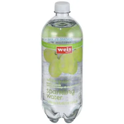 Weis Quality Sparkling White Grape Water - 33.8 fl oz